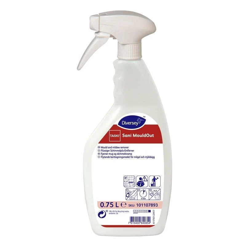 Taski sani moullout, rimozione della muffa basata sul cloro | Bottiglia (750 ml)