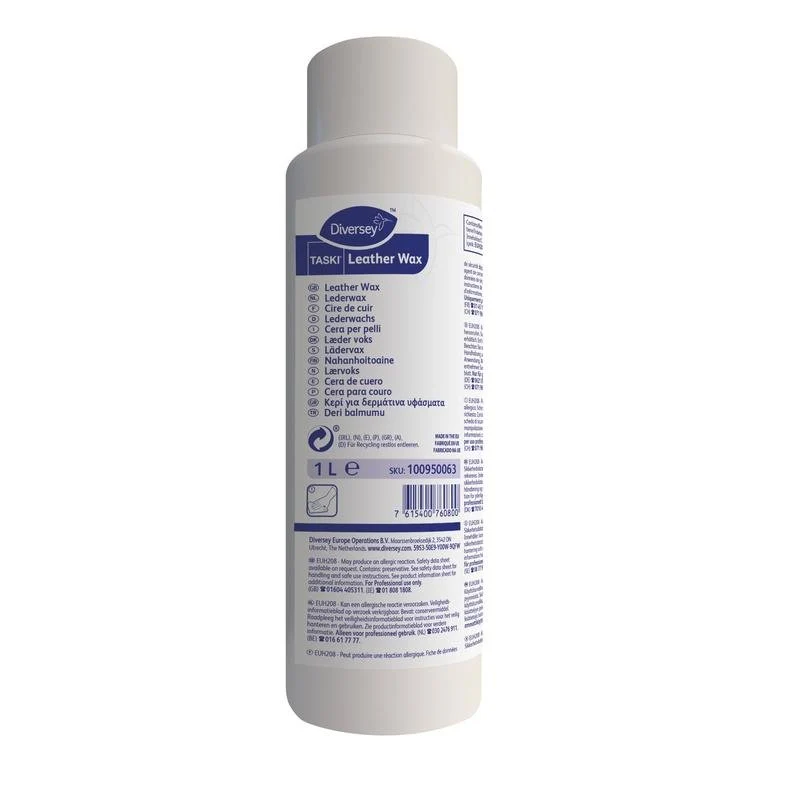 Cera di cuoio taski 6x1 L, cera per pelle | Bottiglia (1 l)