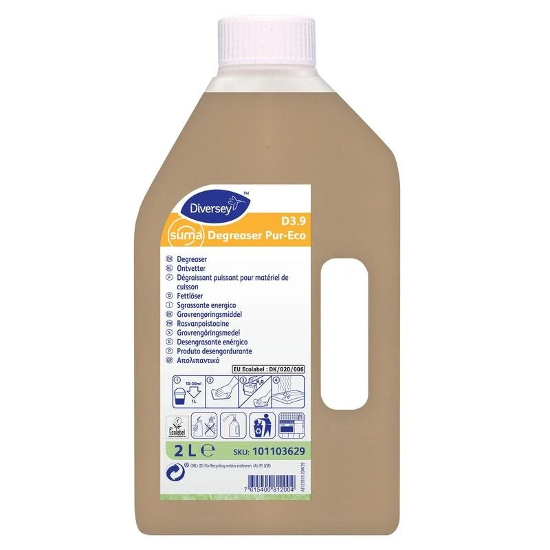 SUMA DEGREASER PUR-ECO D3.9, saldatura grassa, compresa la testa spray | Bottiglia (2 L)