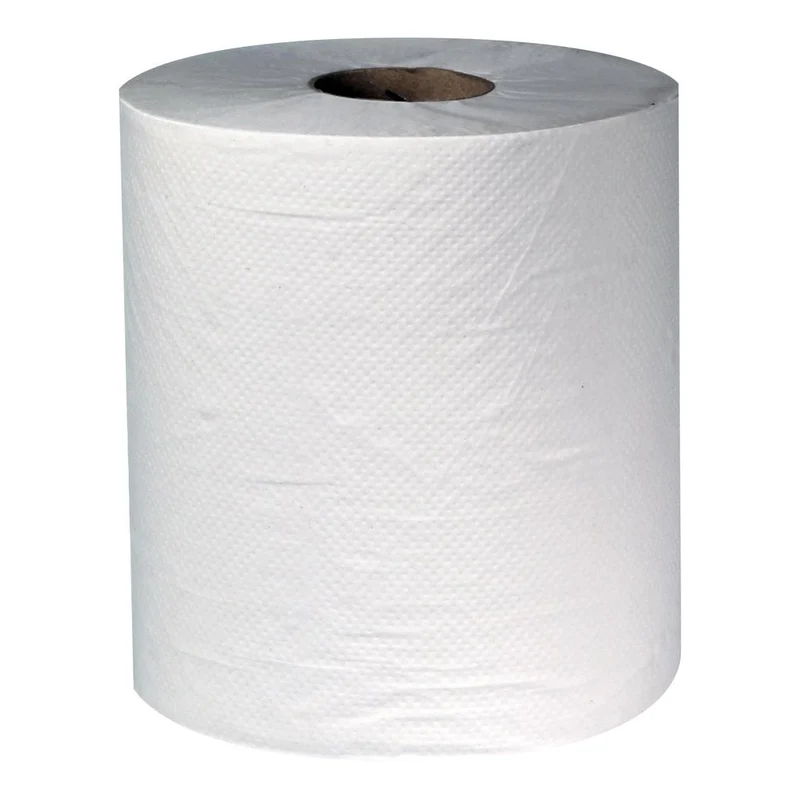 Rolto di pulizia MIDI MIDI 1-strato bianco, asciugamano o pulizia, larghezza del rotolo 19,5 cm, rotolo infinito | Pacchetto (1 rotolo)