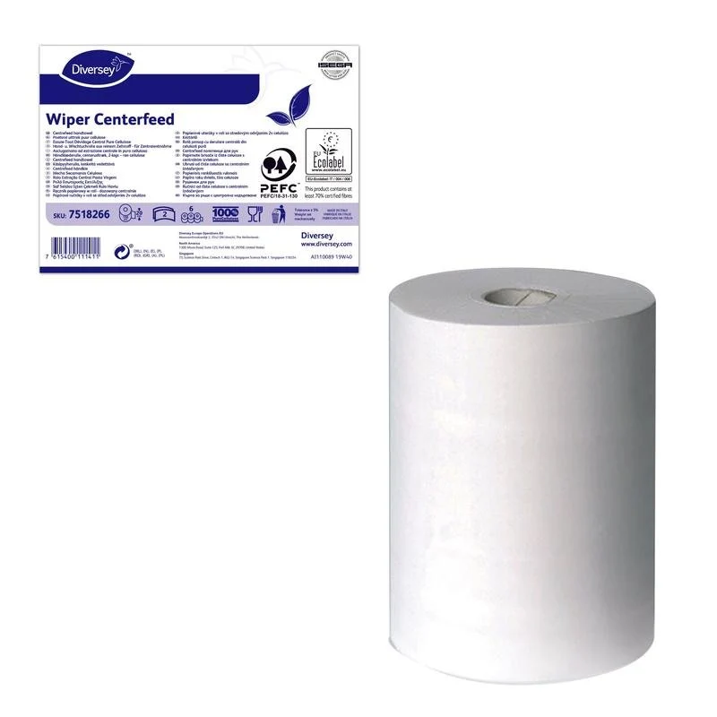 Rolto di asciugatura MIDI MIDI 2 strato bianco, mano o rullo di asciugamento- per rulli di carta con elaborazione interna: MIDI, cellulosa pura, 2 strato, bianco, perforato, largo 20 cm, 150,48 m/rollio, 18,5 g/m² | Pacchetto (1 rotolo)