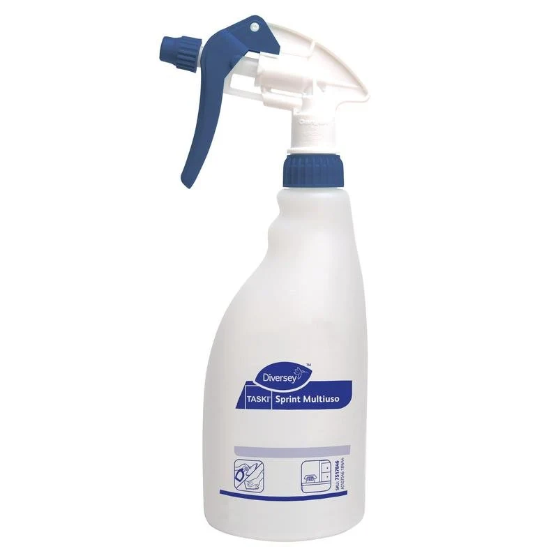 Trigger Spray Bottle Sprint Multiouso, Bottle RILAGGIO SPRINT MULITISO, Testa a spruzzo blu (0,5L) | Bottiglia (1 pezzo)