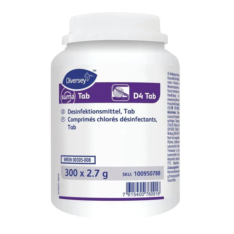 Suma Tab D4, compresse di disinfezione basate su cloro | CAN (200 pezzi)