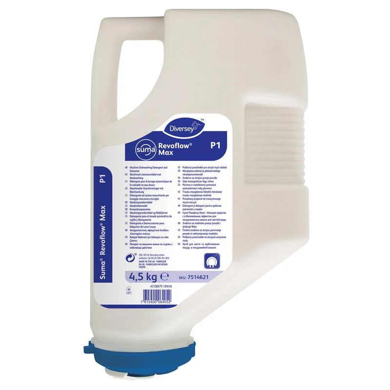 Suma revoflow max p1, detergente per acqua morbida a media, cloro -contenente | Cartring (4500 g)