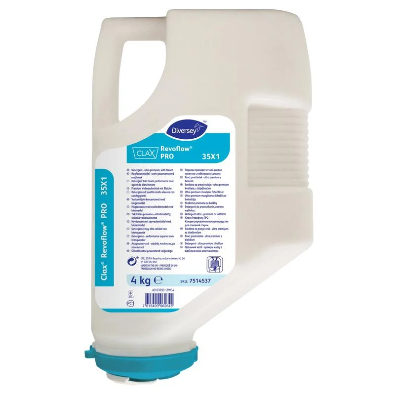 CLAX REVOFLOW PRO 35X1, detergente completo a forma di polvere, altamente concentrato, per il sistema di revoflow | Cartring (4 kg)