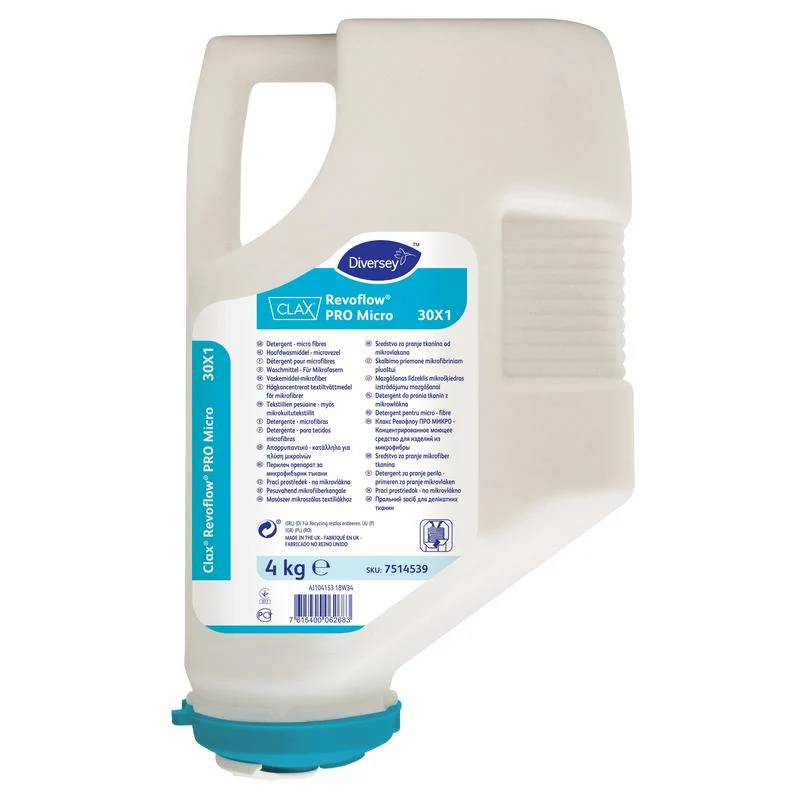 Clax Revoflow Pro Micro 30x1, polvere altamente concentrata soprattutto per il lavaggio delle microfibre per il sistema Revoflow | Cartring (4 kg)