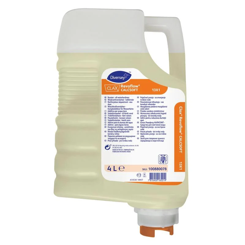 Clax Revoflow Calcsoft 13x1, cravatta resistente ad acqua altamente concentrata per il sistema Revoflow | Cartring (4 L)