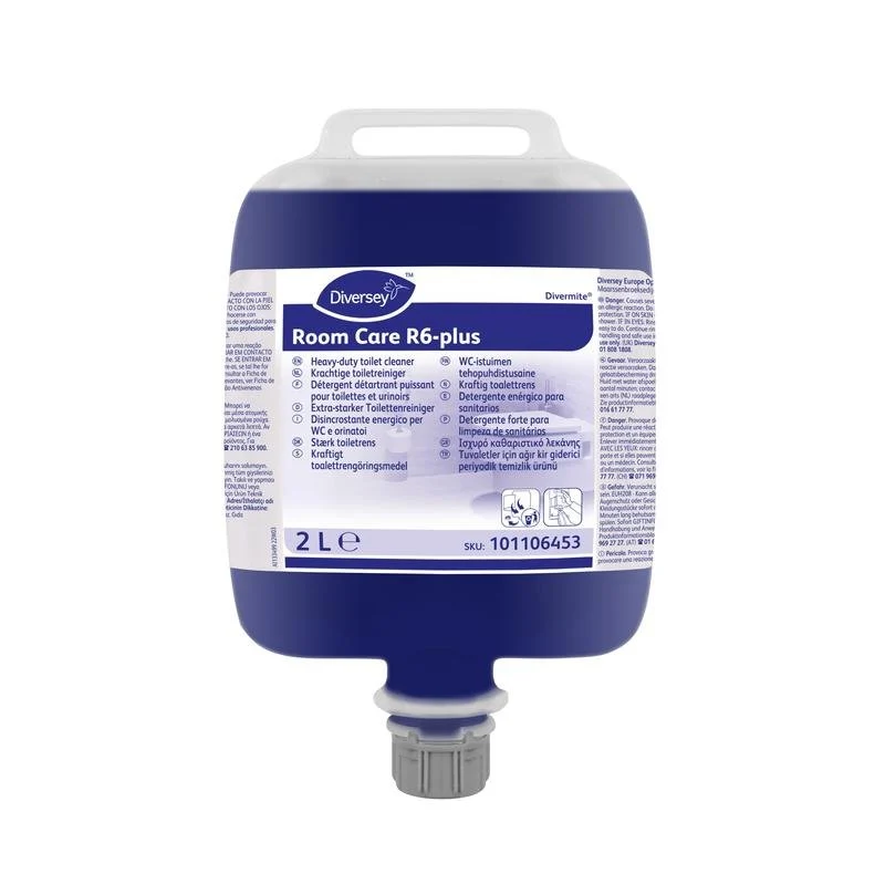 Care della camera R6 Plus, detergente per servizi igienici ad alte prestazioni, concentrato | Sacchetto (2 l)