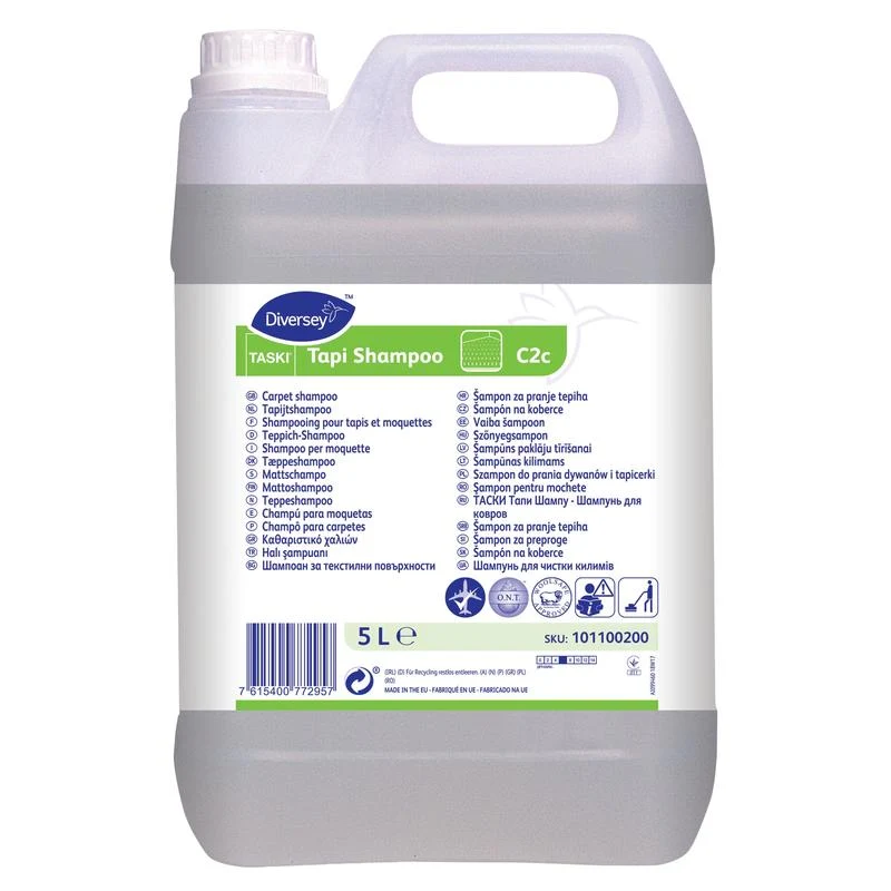 Shampoo tapi tapi, shampoo a tappeto neutro, sigillo in lana testato, O.N.T. Tecnologia | Contenitore (5 L)