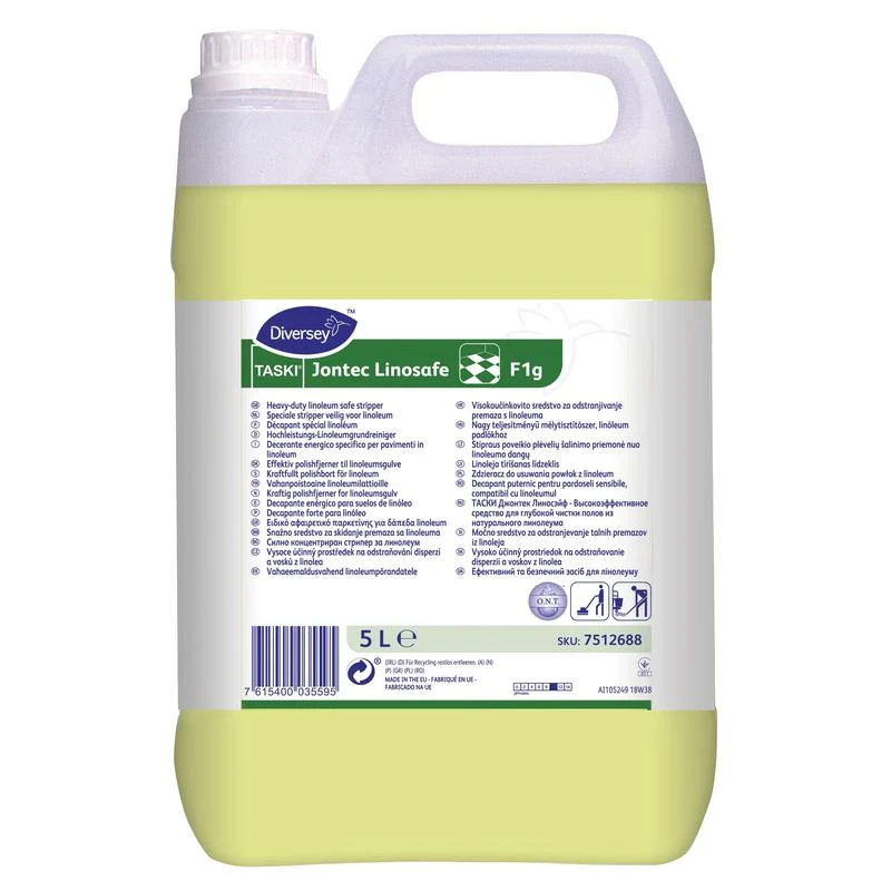 Taski Jontec Linosafe, pulitore di base Linoleum ad alte prestazioni 1. PASSAGGIO DEL SISTEMA LINOSECURE | Contenitore (5 L)