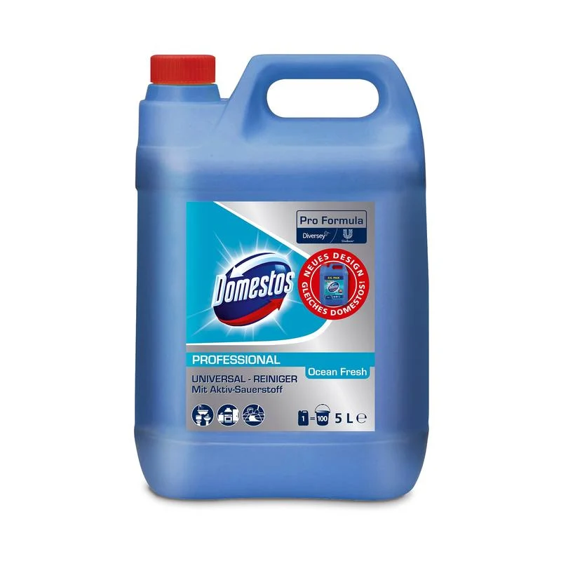Domestos Professional Ocean Fresh, Universal Cleaner con ossigeno attivo | Contenitore (5 L)