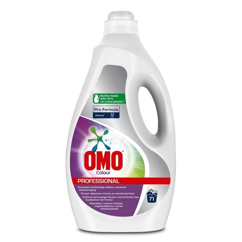Omo Professional Color Liquid, fluido detergente colorato | Bottiglia (5 L)