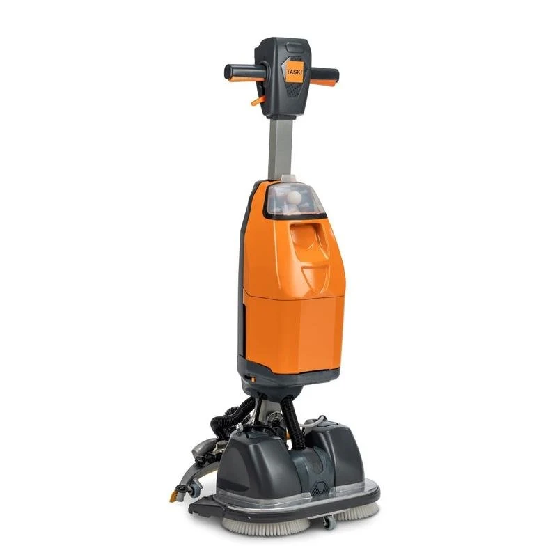 TASKI swingo 250µicro RTU, Il swingo 250?icro è un brillante sostituto per il lavaggio e offre la potenza di una lavasciuga pavimenti. Il kit di avviamento viene fornito con macchina, 2x batterie, caricabatterie e 2x spazzole. | Confezione (1 pezzo)
