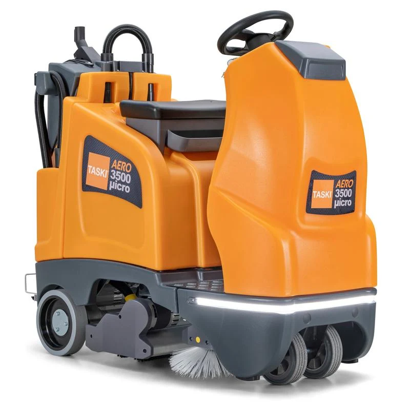 Taski Aero 3500µicro B, Micro Micro Compagni di consumo compatto a batteria, trazione ruota, tra cui 4 pezzi (7514962) Batteria 6 V-180 AH e senza un caricabatterie esterno (1x 7523906 Caricatore esterno 30A dall'ordinamento) | Pacchetto (1 pezzo)