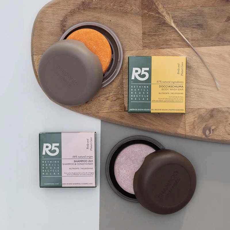 Kit Shampoo 2 in 1 + Bagnoschiuma Solidi
