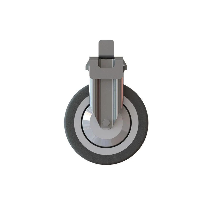 Ruota del carrello taski impostata fissata 125 mm, ruote impostate per il carrello Taski, fisso, 125 mm | Pacchetto (1 pezzo)