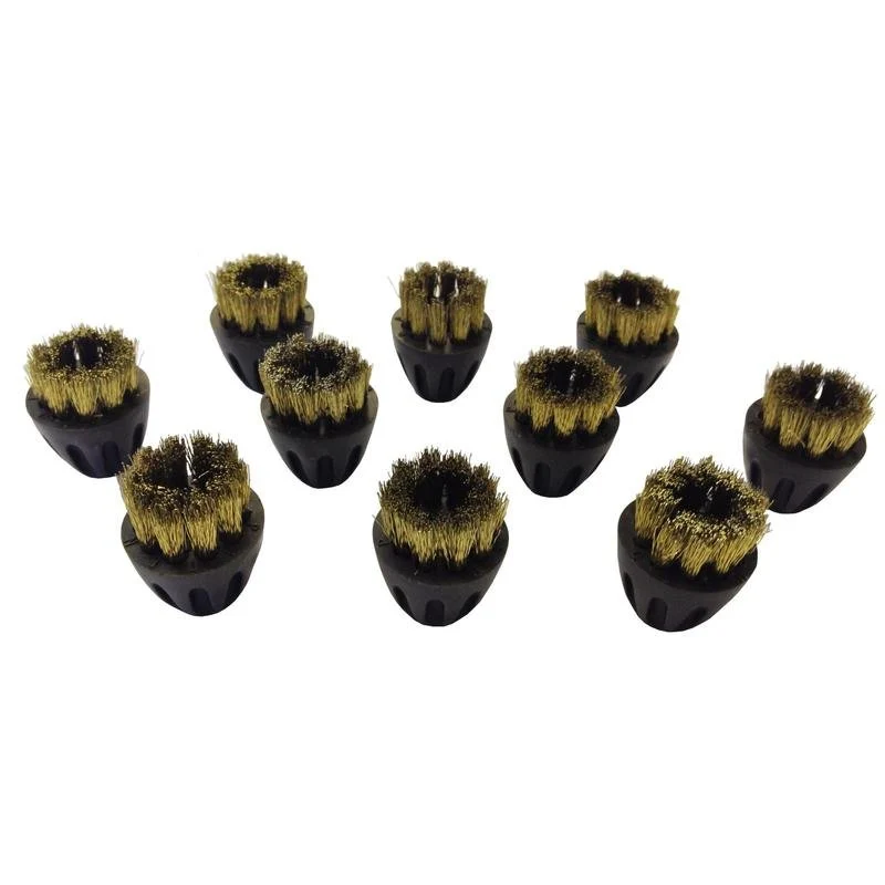 Spazzole di bronzo per il piroscafo taski, confezionamento con 10 pennelli in ottone Sv4 - SDV8) | Pacchetto (10 pezzi)
