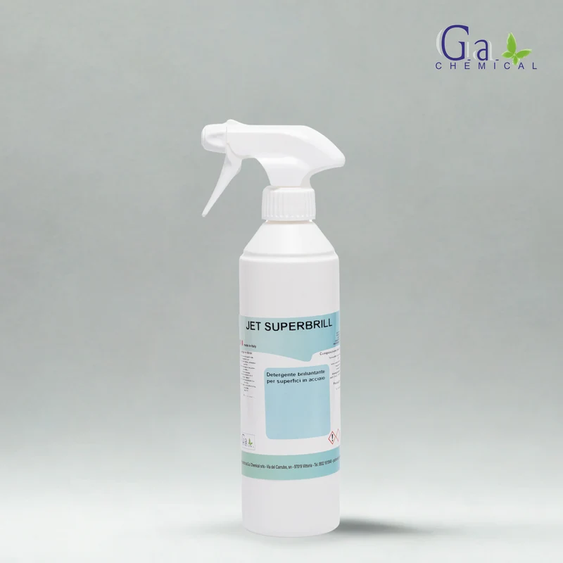 JET SUPERBRILL - Detergente brillantante per superfici in acciaio - 500g