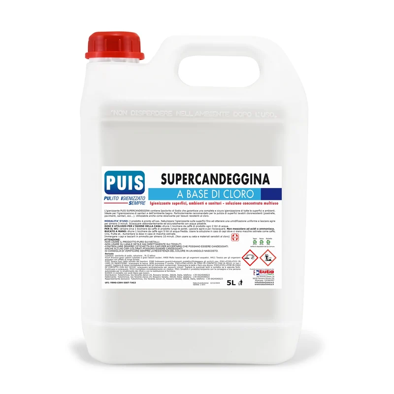Super Candeggina a Base di Cloro 5L