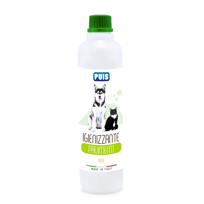Puis Detergente Igienizzante Pavimenti - Per Animali Domestici, Elimina i Cattivi Odori - Profumo Aloe