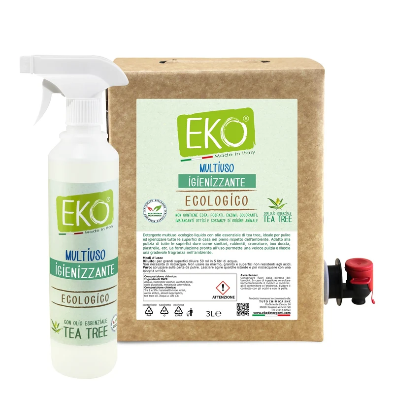 Bag in Box Eko Kit Multiuso Igienizzante con Tea tree ecologico