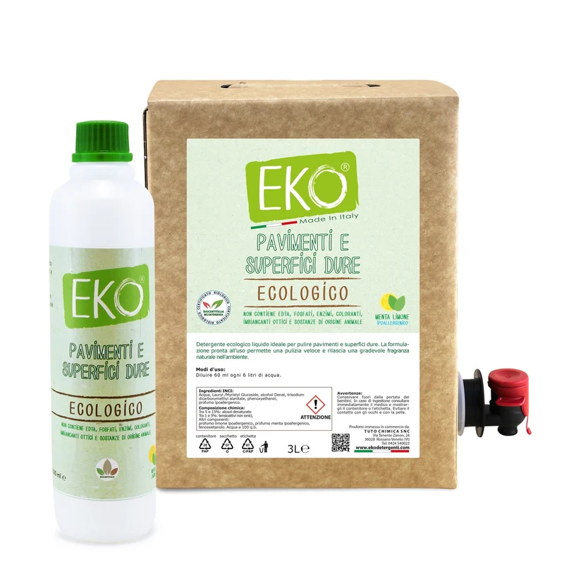 Bag in Box Kit Eko detergente pavimenti e superfici dure ecologico