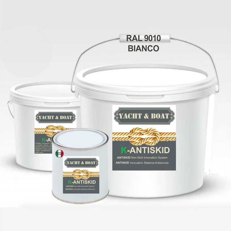 K-ANTISKID Smalto NAUTICO ACRILICO BICOMPONENTE SATIN ANTISCIVOLO ANTISDRUCIOLO