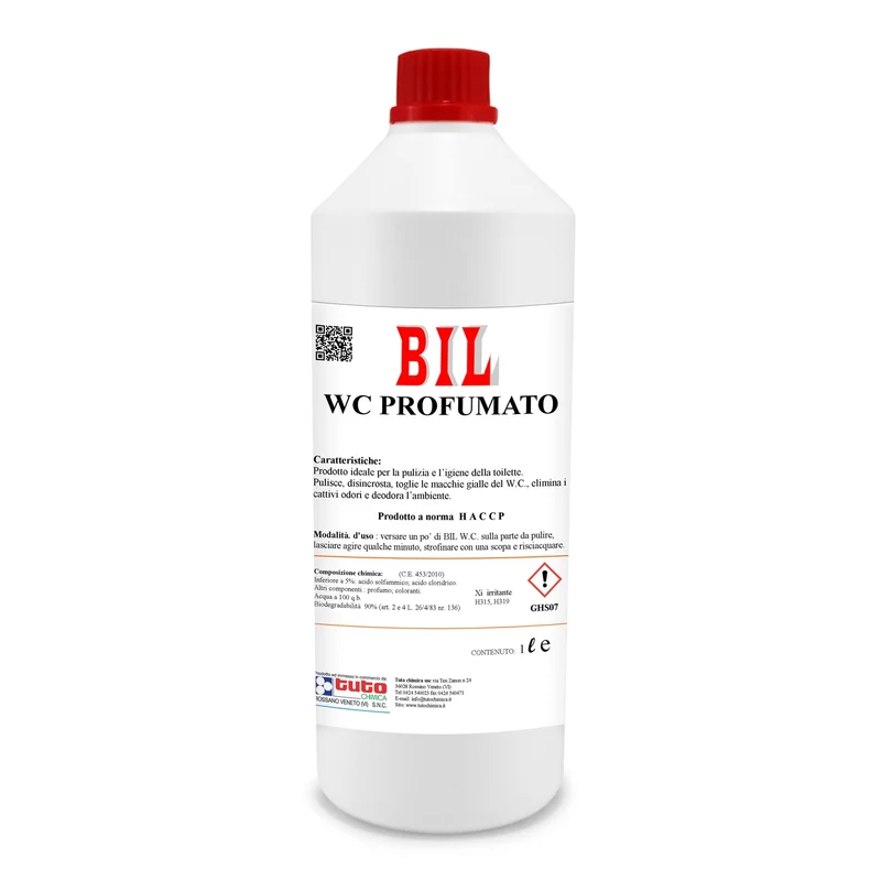 Bil detergente WC profumato
