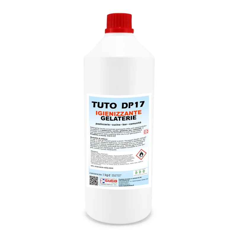 Tuto dp 17 detergente igienizzante per gelaterie