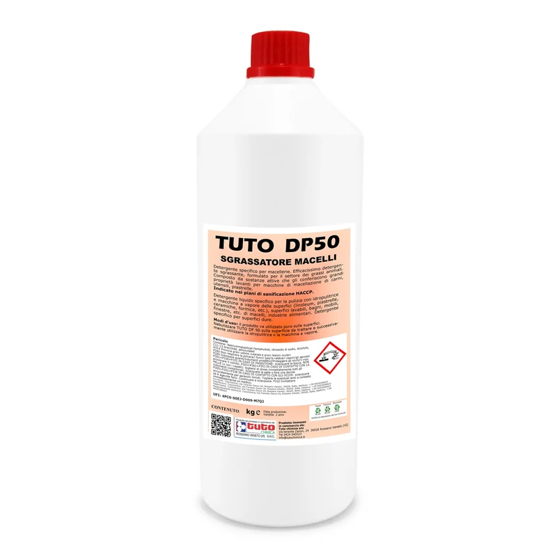 Tuto dp 50 sgrassatore per macellerie