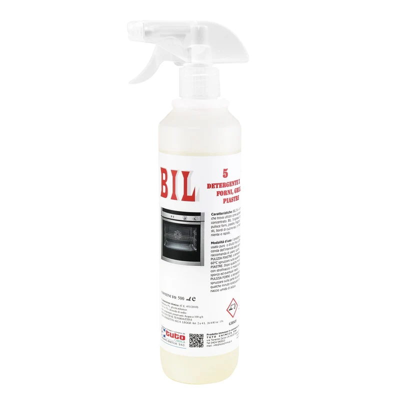 Bil 5 sgrassante per forni, grill, piastre