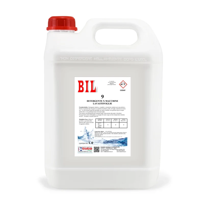 Bil 9 Detersivo liquido lavastoviglie 5L