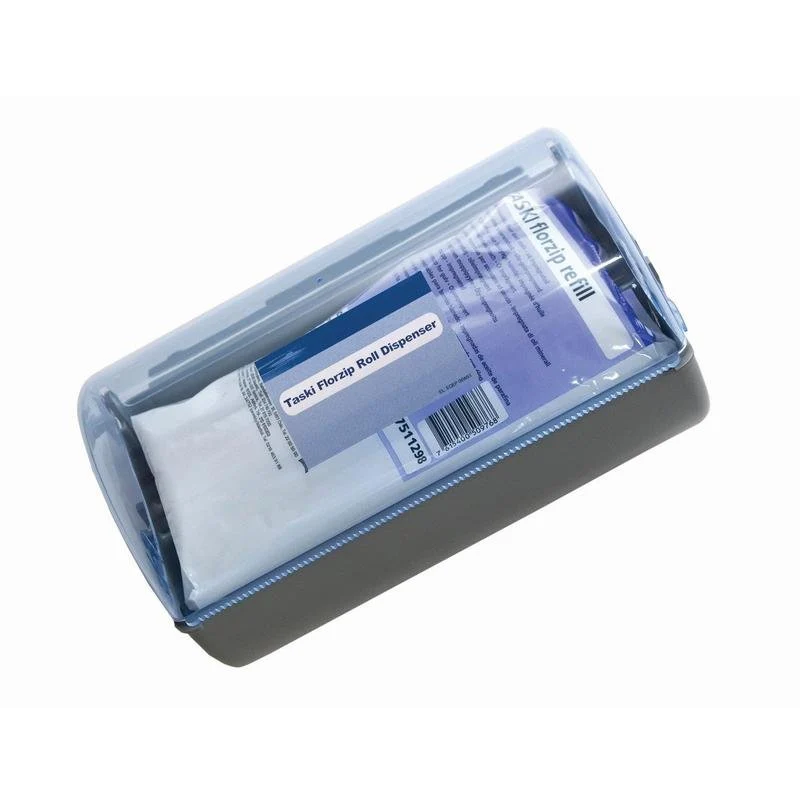 Taski Florzip Dispenser 65, distributore di stoffa + 150 Valuta gli asciugamani bianchi, olio (65 x 25 cm) | Pacchetto (1 pezzo)