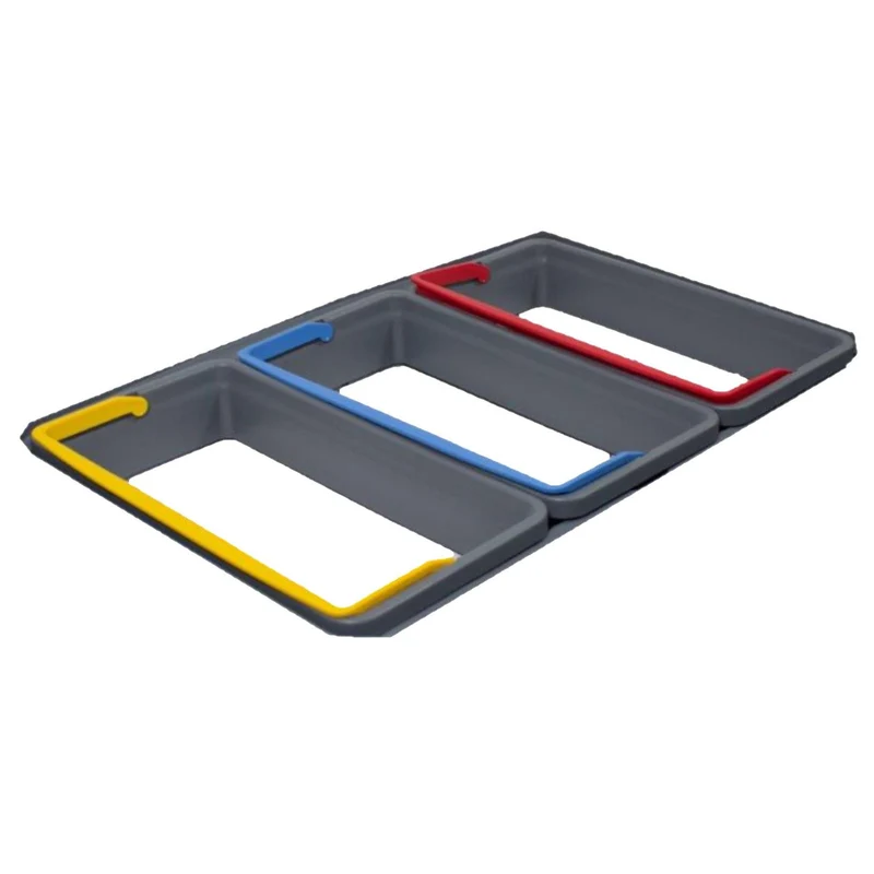 DI PROTECT DREILFEIT Separazione 1 STK., Dreeschen Separazione dei rifiuti per Taski Protect Trolley | Pacchetto (1 pezzo)
