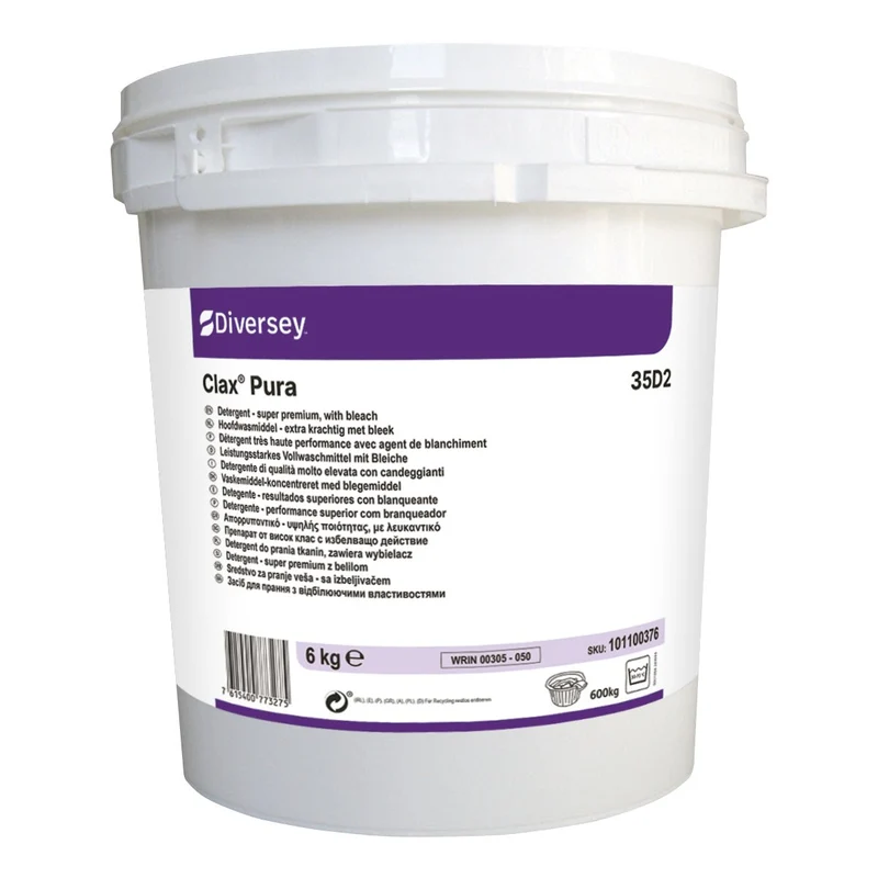 CLAX PURA 35D2, detergente completo enzimatico | Bucket (6 kg)
