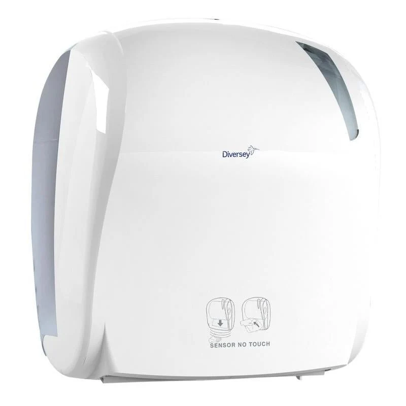 Distributore di rulli per asciugamani elettrici - Dispensatore di rulli di asciugamano elettronico, elettronico con dispositivo di taglio automatico | Pacchetto (1 pezzo)