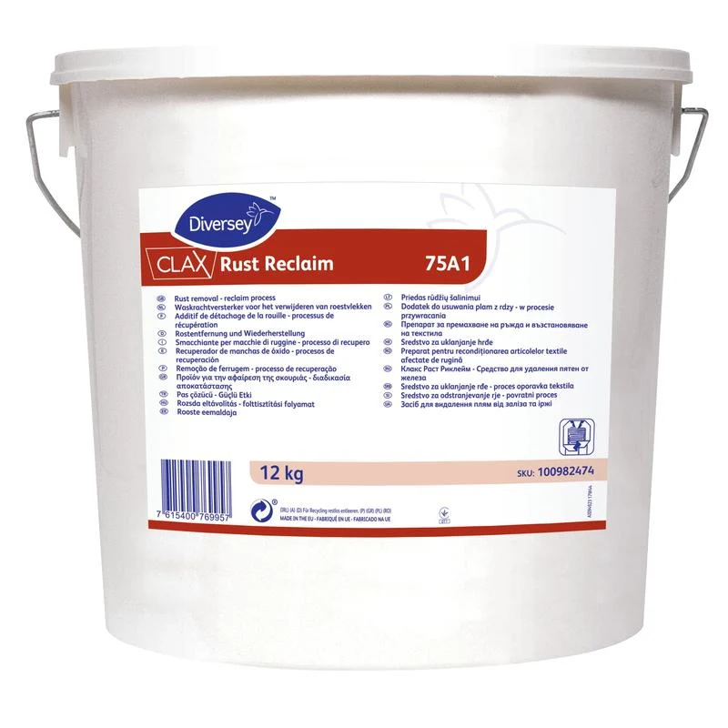 Reclama della ruggine della classica, polvere di acido ossalico per la rimozione delle macchie di ruggine | Bucket (12 kg)