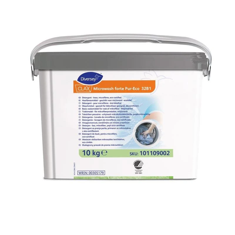 Clax Microwash Forte pur -eco, detergente per microfibre - testato per l'ambiente | Secchio (10 kg)