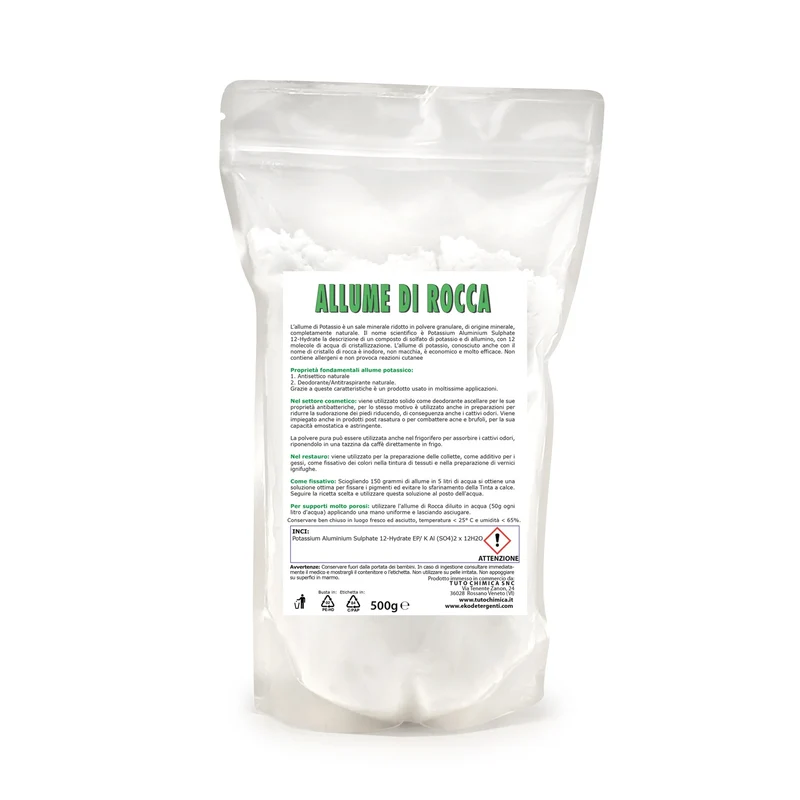 Allume di Potassio, Allume di rocca in polvere busta