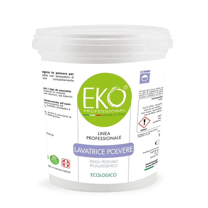 Detersivo polvere lavatrice professionale eko professional