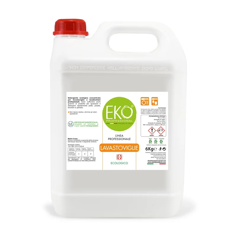 Detergente lavastoviglie professionale ecologico Eko Professional 6 kg