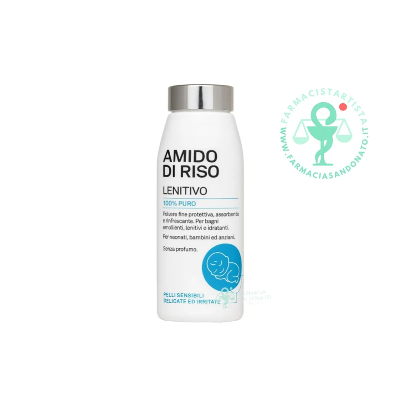 FSD Amido di Riso Polvere Lenitiva per Bagnetto dei Bambini 100g