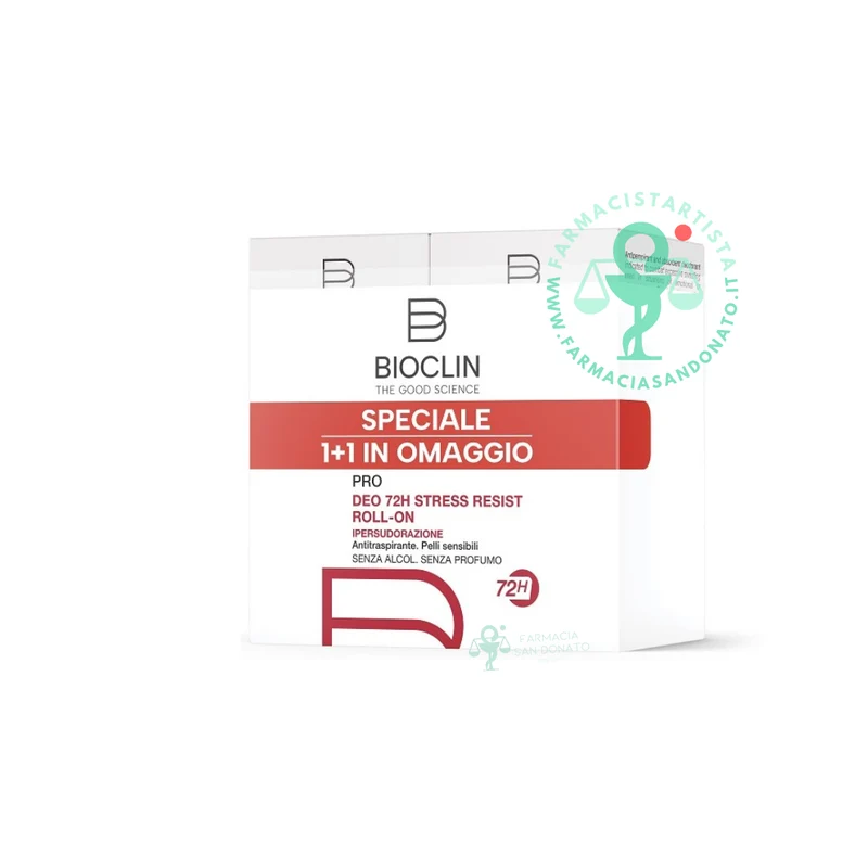BIOCLIN DEO PRO 72H STRESS RESIST BIPACK 1+1 OMAGGIO