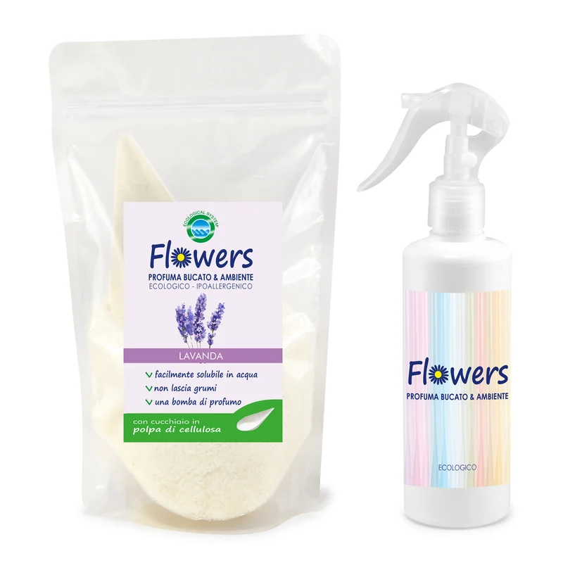 Profuma bucato e ambiente in polvere ecologico Flowers