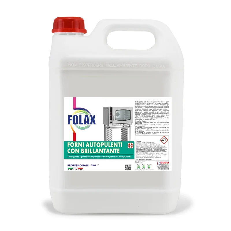 Folax detergente forni autopulenti con brillantante