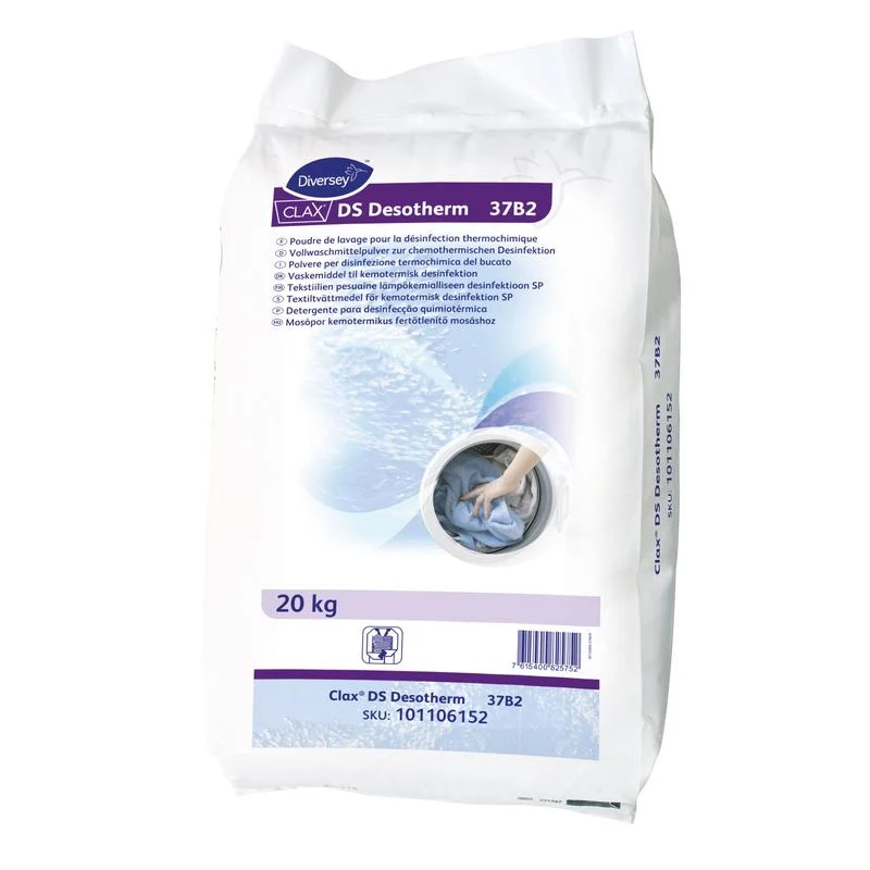 Clax DS Desotherm 37B2, detergente completo per la disinfezione a 60 ° C, fosfato -gratuito | Sack (20 kg)