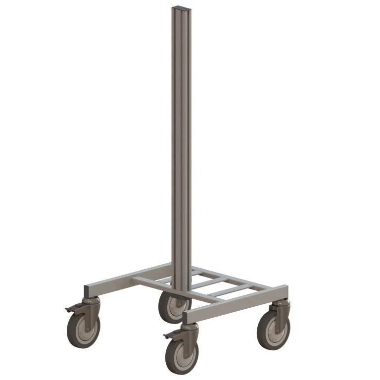 Taski Lean Trolley Base Frame, Frame di base compatto extra per configurazioni di carrello a risparmio spaziale | Pacchetto (1 pezzo)