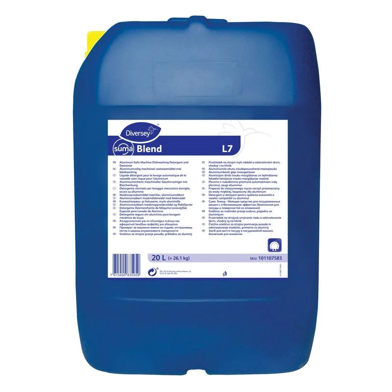SUMA BLEND L7, Cleaner per lavastoviglie in alluminio -safe per acqua morbida | Contenitore (20 L)