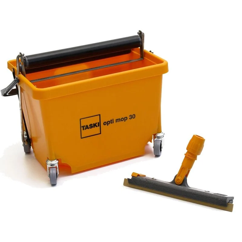 Taski opti mop 30, pulizia a umido superfici più piccole e/o coperte, larghezza 30 cm, secchio da 8 l, incl. Premere + corpo di pulizia | Pacchetto (1 pezzo)