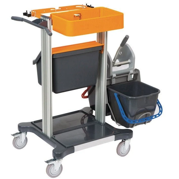 Taski Mini Trolley bagnato, il piccolo sistema di pulizia per la pulizia a umido tradizionale con passività pianeggianti e kentuggini. | Pacchetto (1 pezzo)